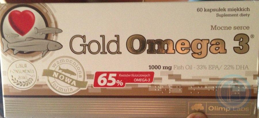 Olimp Labs Gold Омега 3 1000 мг  №60 капс. (2 *30капс.) Производитель: Польша Olimp Laboratories Sp.z.o.o.